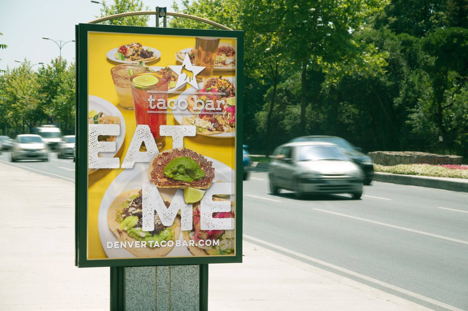 Taco Bar Advertisement